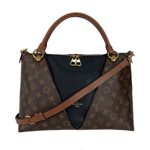 Louis Vuitton V Tote MM Monogram Canvas